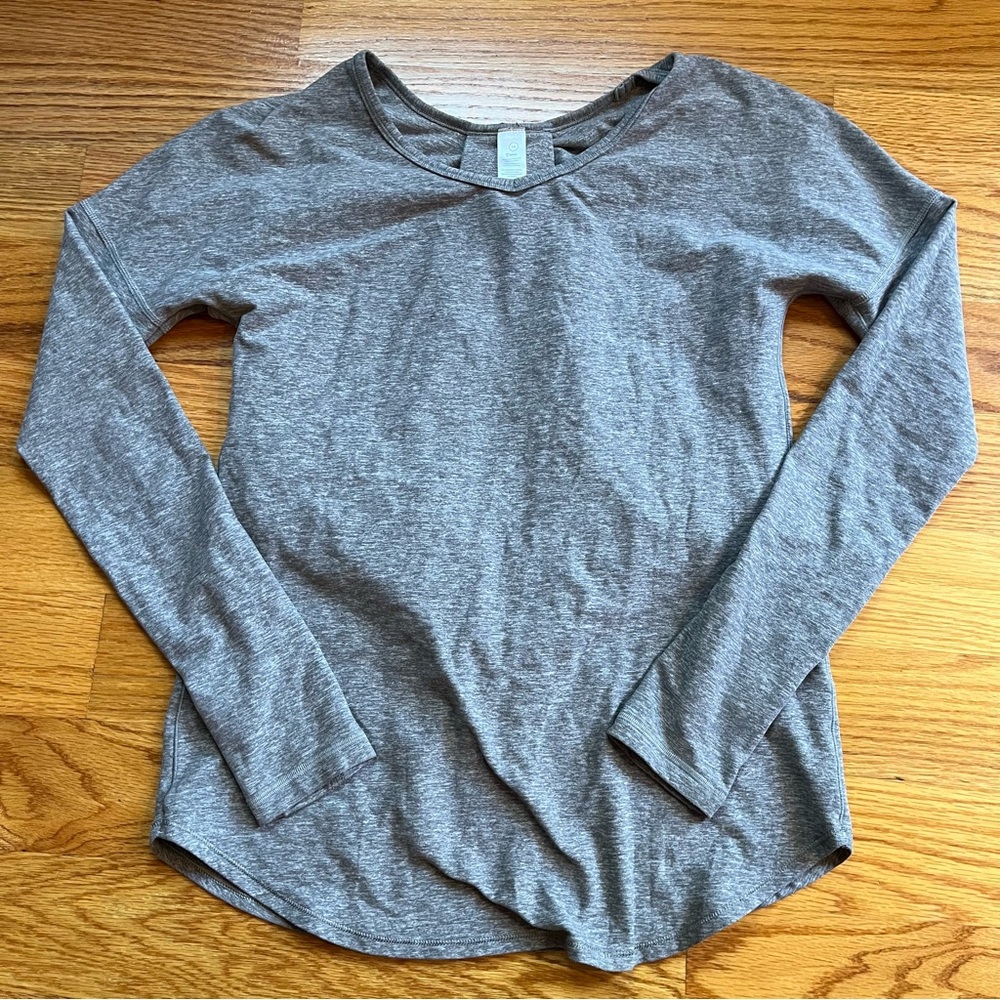 Ivivva gray long sleeve top size 14